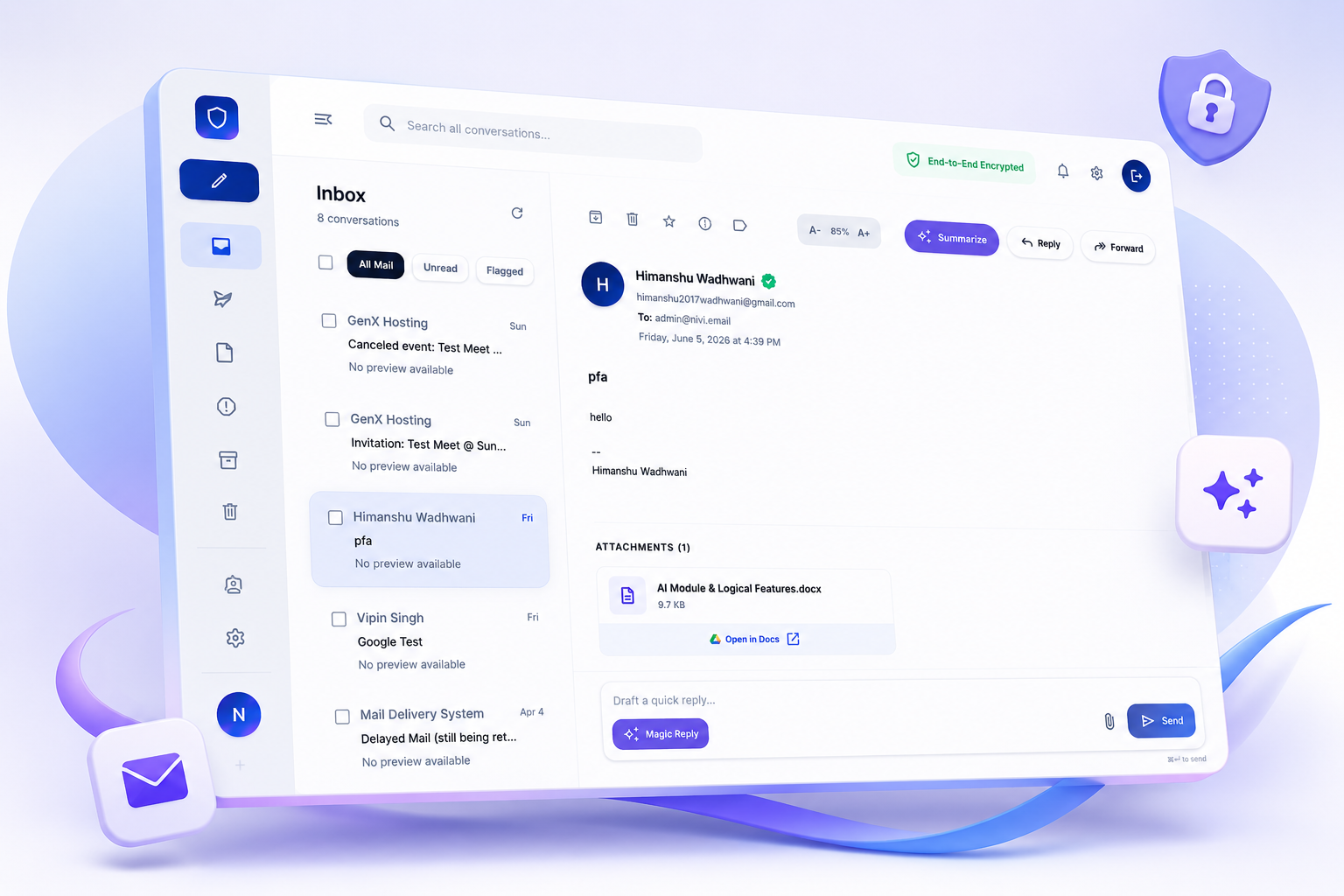 AI Email Dashboard
